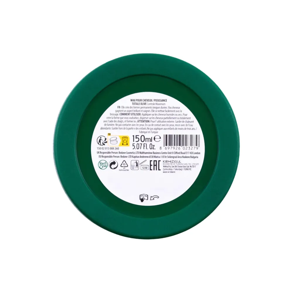 Red One Hair Styling Aqua Hair Gel Wax Olive 150ml - 3